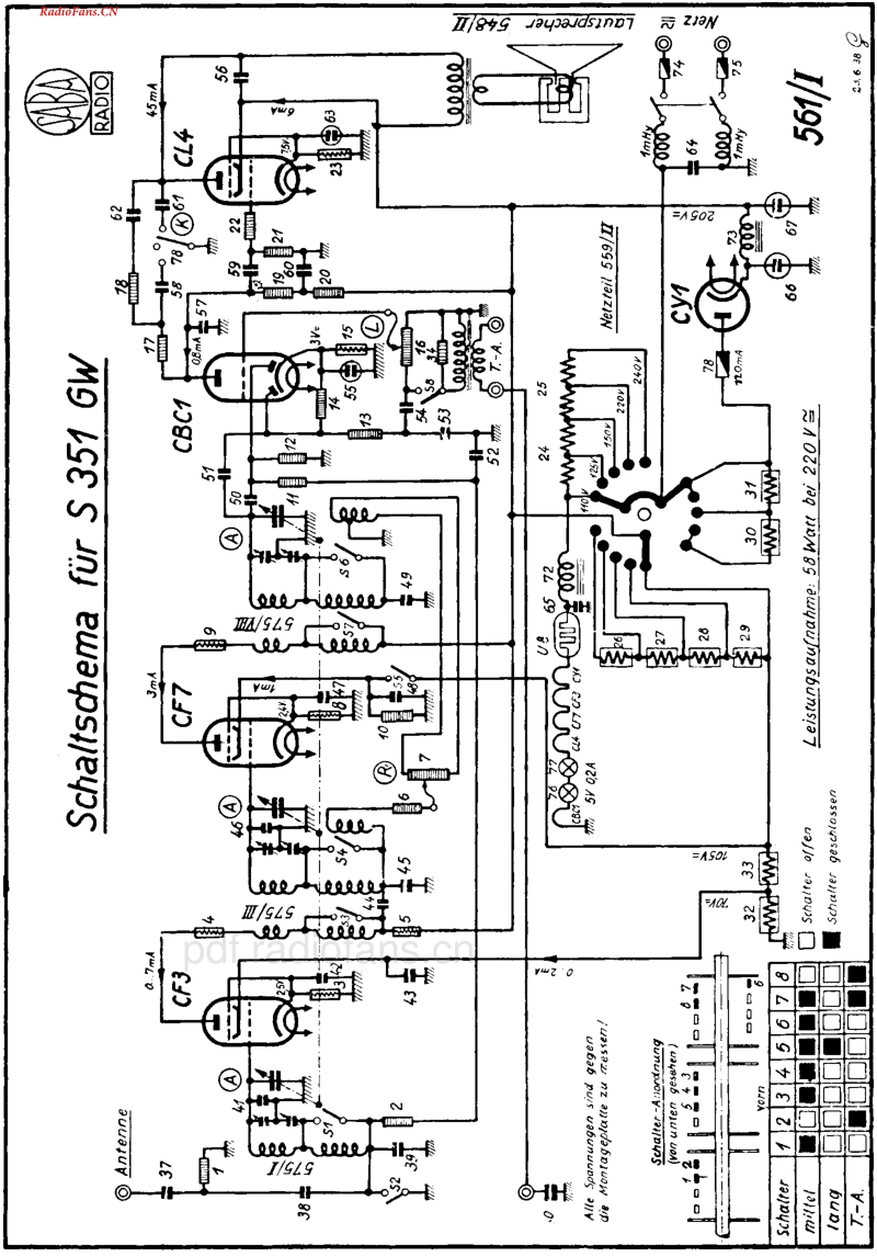 Saba_351GW-电路原理图.pdf_第2页