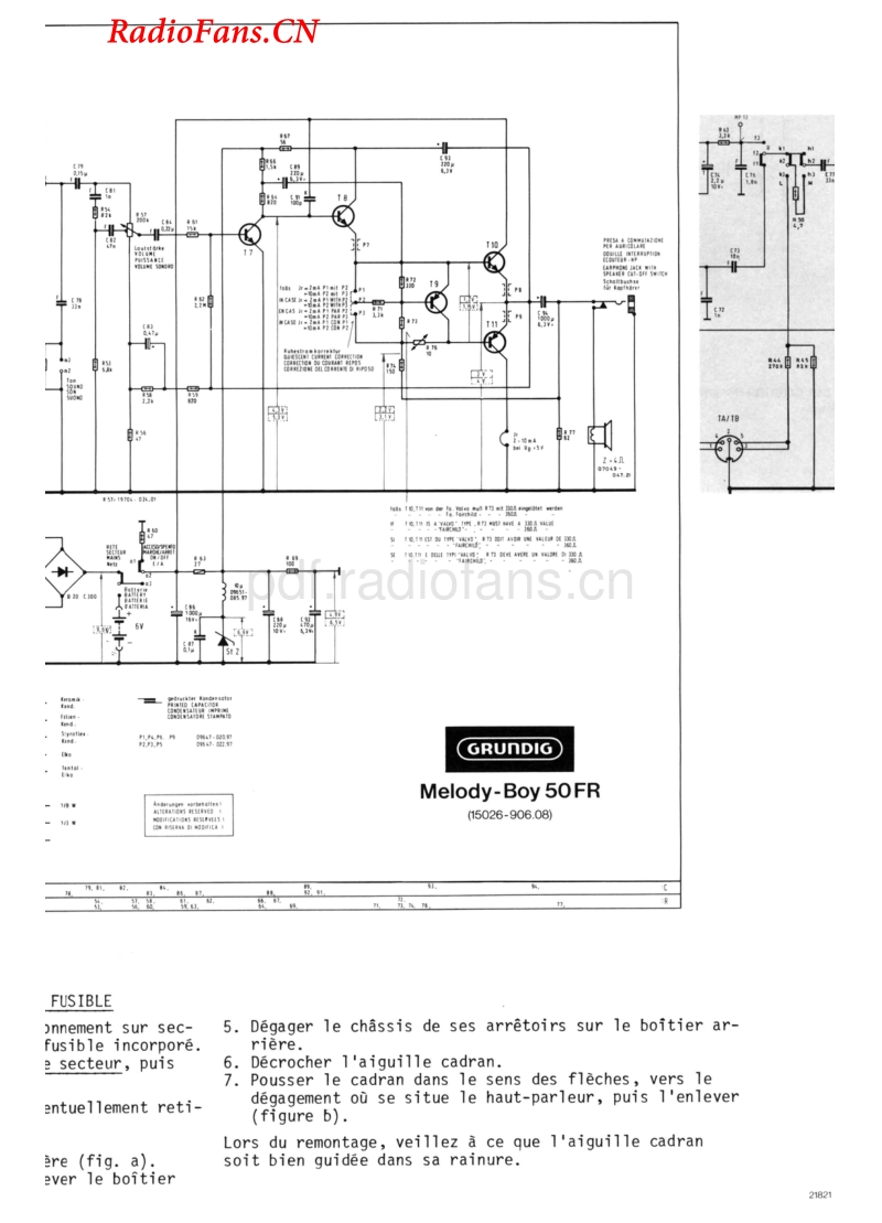 grundig_melody_boy_50_fr_service_MANUAL  电路原理图.pdf_第3页