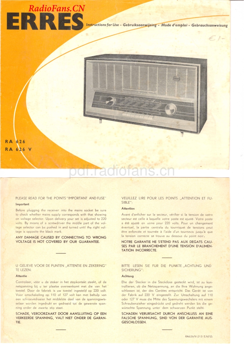 Erres_RA626_usr电路原理图.pdf_第1页