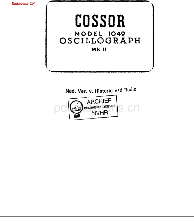 COSSOR-Cossor_1049MkII电路原理图.pdf_第1页