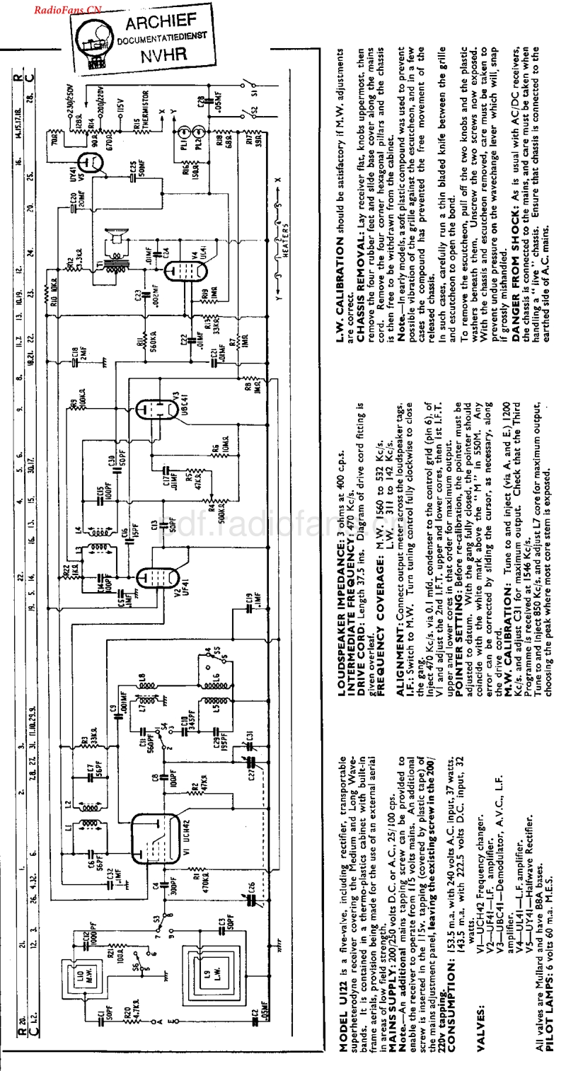 Ekco_U122电路原理图.pdf_第1页