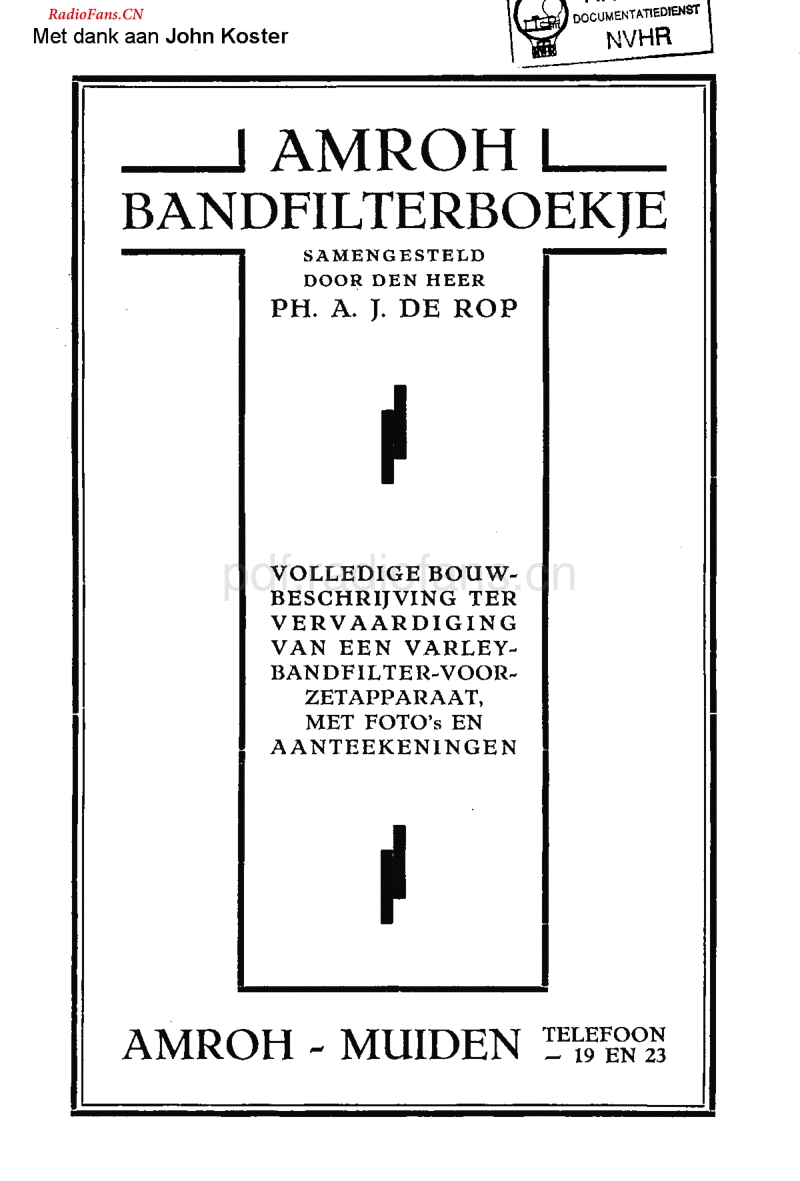 Amroh_VarleyBandfilter维修手册 电路原理图.pdf_第1页