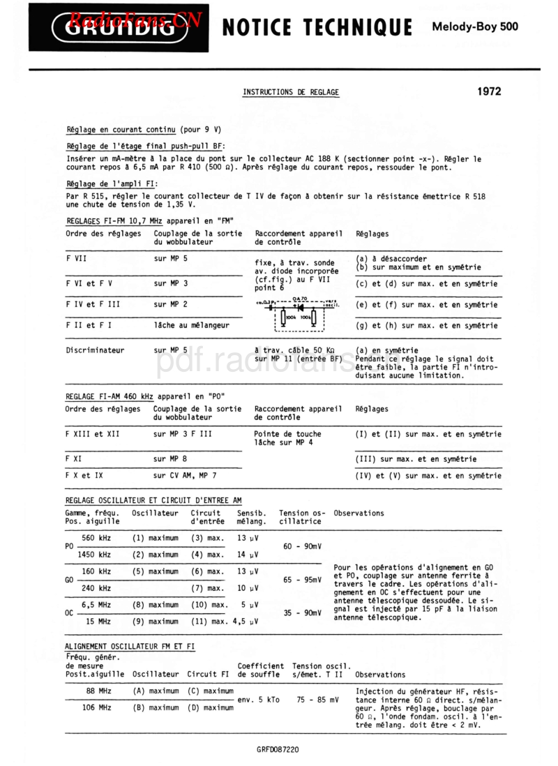 grundig_melody_boy_500_service_manual  电路原理图.pdf_第1页