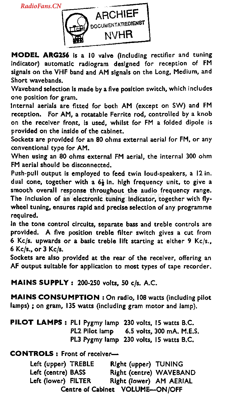 Ekco_ARG256电路原理图.pdf_第1页