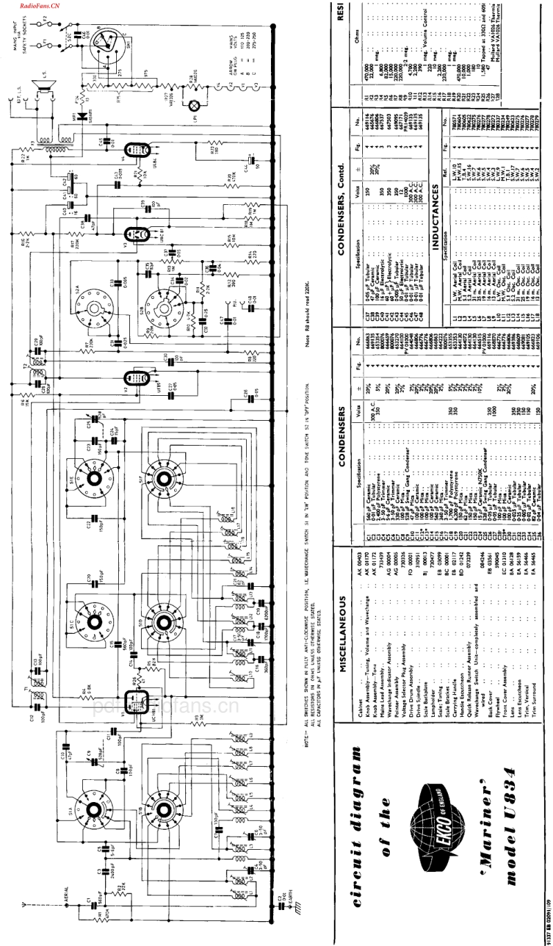 Ekco_U834电路原理图.pdf_第2页