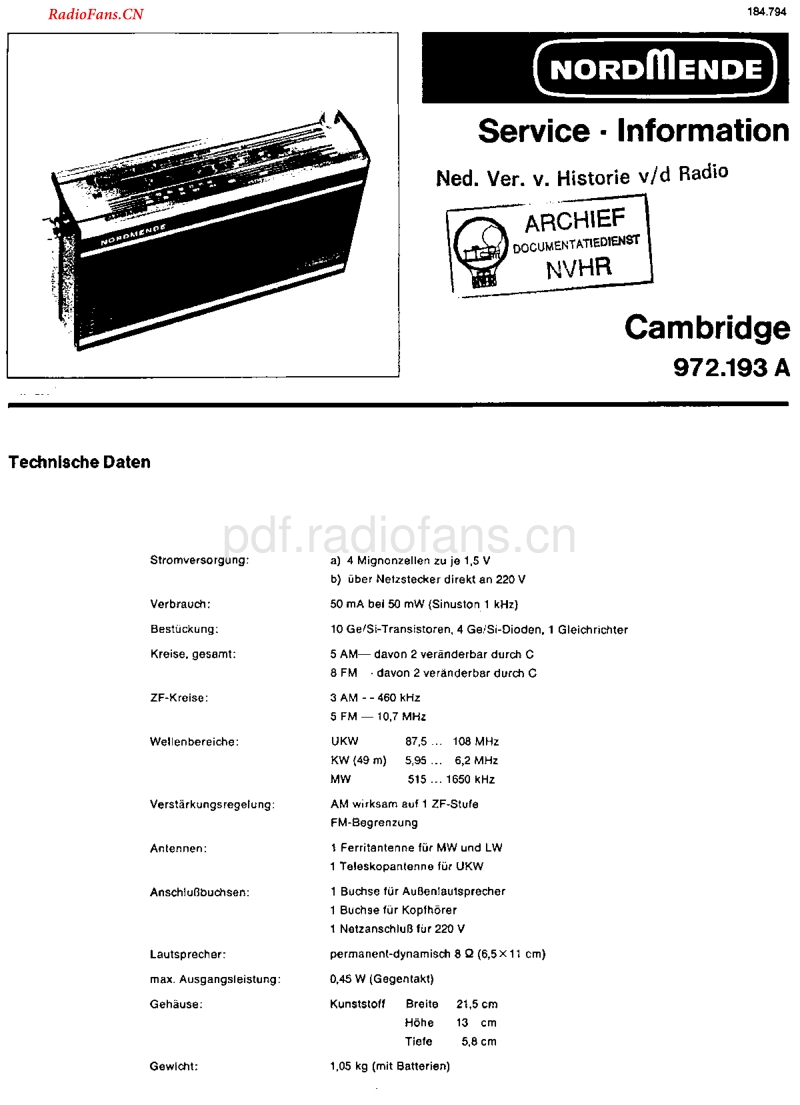 Nordmende_972.193A-电路原理图.pdf_第1页