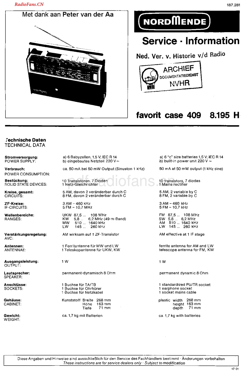 Nordmende_8195H-电路原理图.pdf_第1页