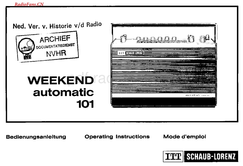 SchaubLorenz_Weekend101_usr.pdf_第1页