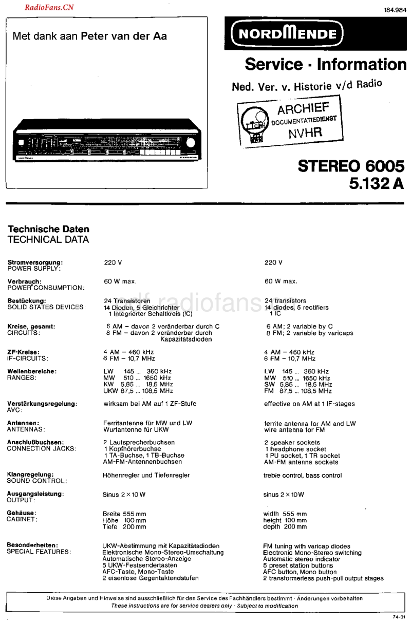 Nordmende_6005-电路原理图.pdf_第1页