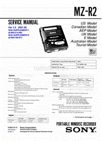 索尼 sony_MZ-R2_service_manual 电路图 维修手册.pdf