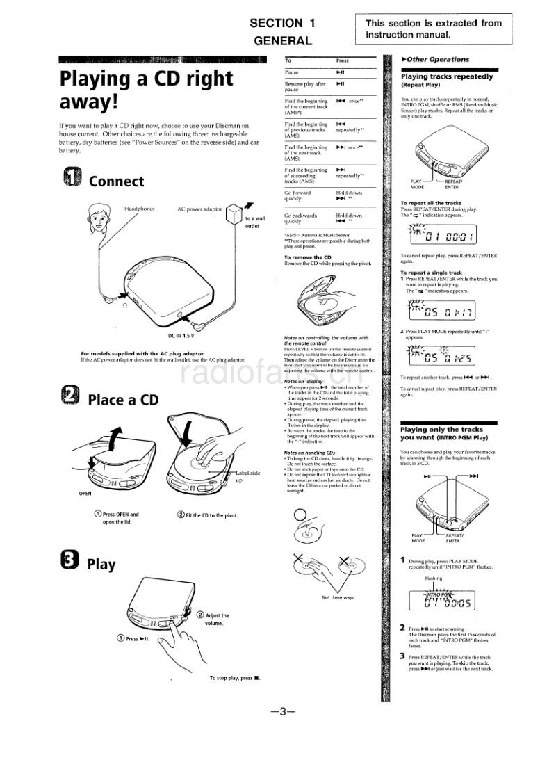 索尼 D-147CR 电路图 维修手册.pdf_第3页