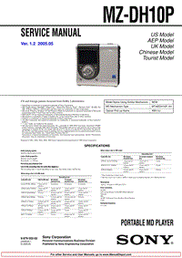 索尼 MZ-DH10P_sm 电路图 维修手册.pdf