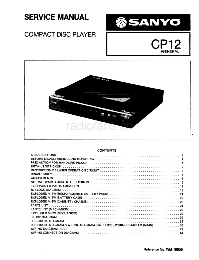 SANYO-CP-12_service.pdf_第1页