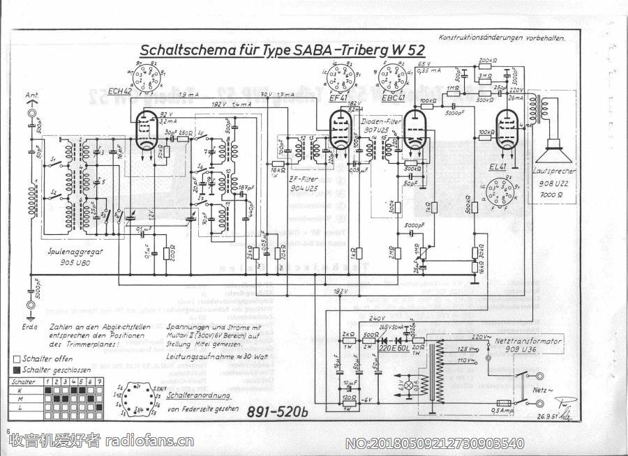 SABA  TribergW52 电路原理图.jpg