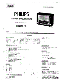 PHILIPS BX430A-10 电路原理图.pdf
