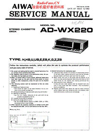 Aiwa-AD-WX220-Service-Manual电路原理图.pdf