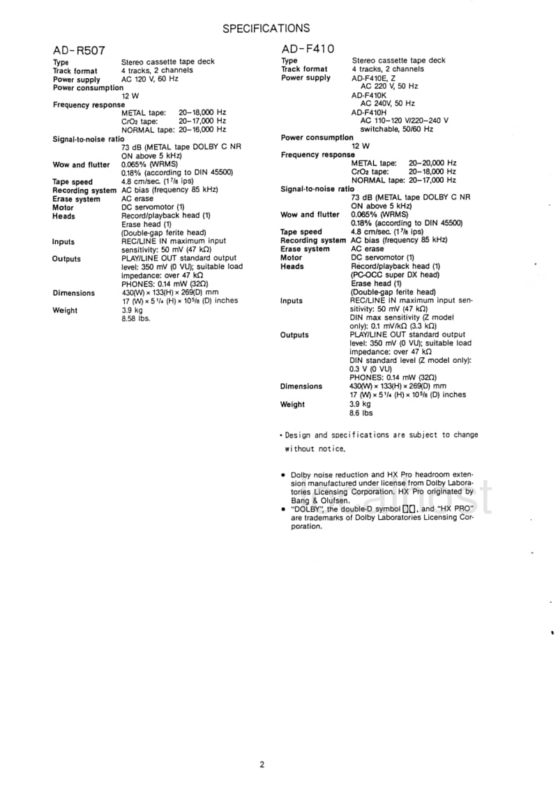 Aiwa-AD-R507-Service-Manual电路原理图.pdf_第2页