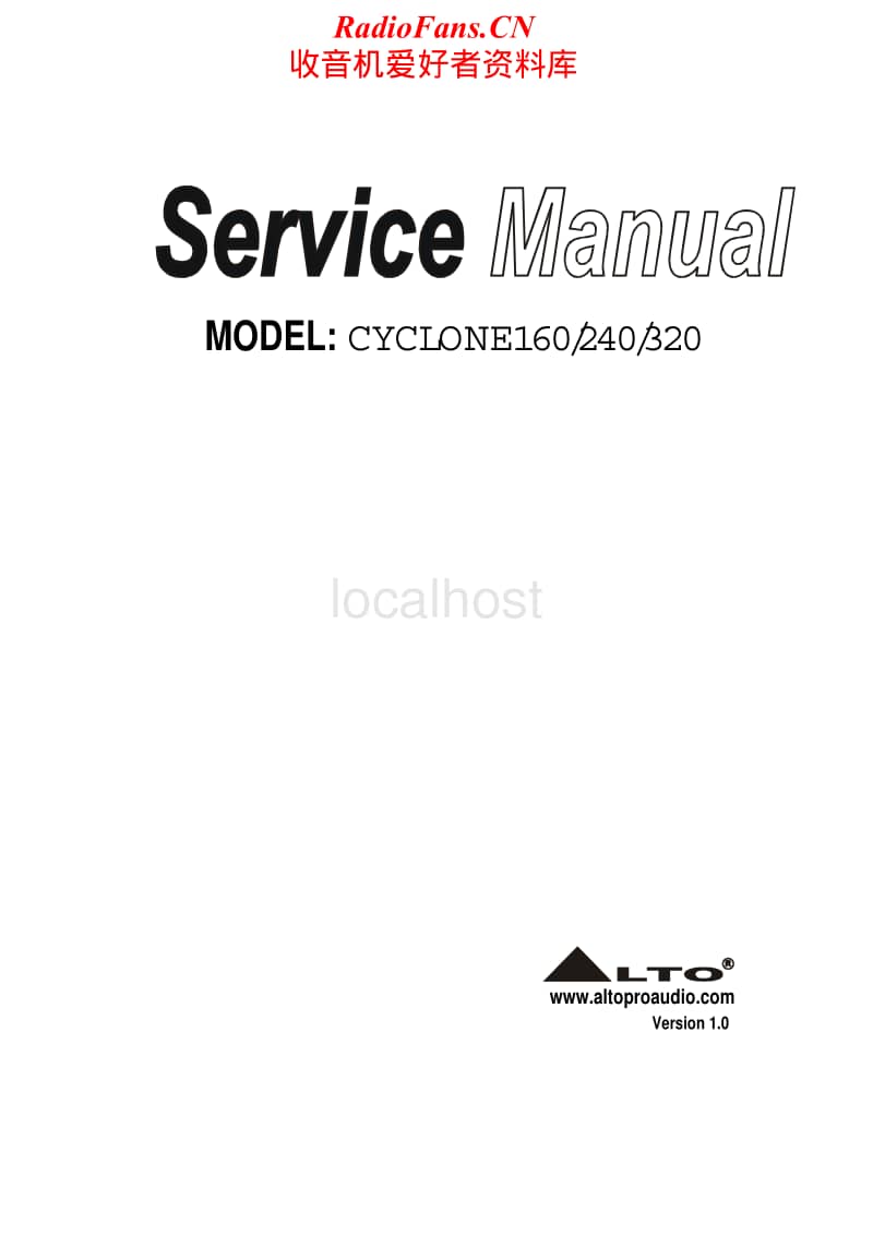 Alto-Cyclone-240-Service-Manual电路原理图.pdf_第1页