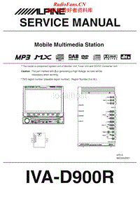 Alpine-IVA-D900-B-Service-Manual电路原理图.pdf
