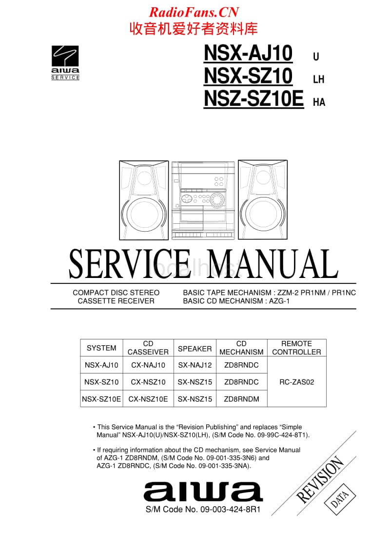 Aiwa-NS-XAJ10-Service-Manual电路原理图.pdf_第1页