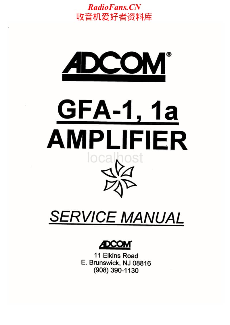 Adcom-GFA-1A-Service-Manual电路原理图.pdf_第1页