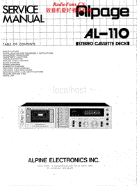 Alpine-Alpage-AL-110-Service-Manual电路原理图.pdf