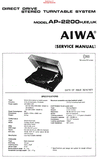 Aiwa-AP-2200-Service-Manual电路原理图.pdf