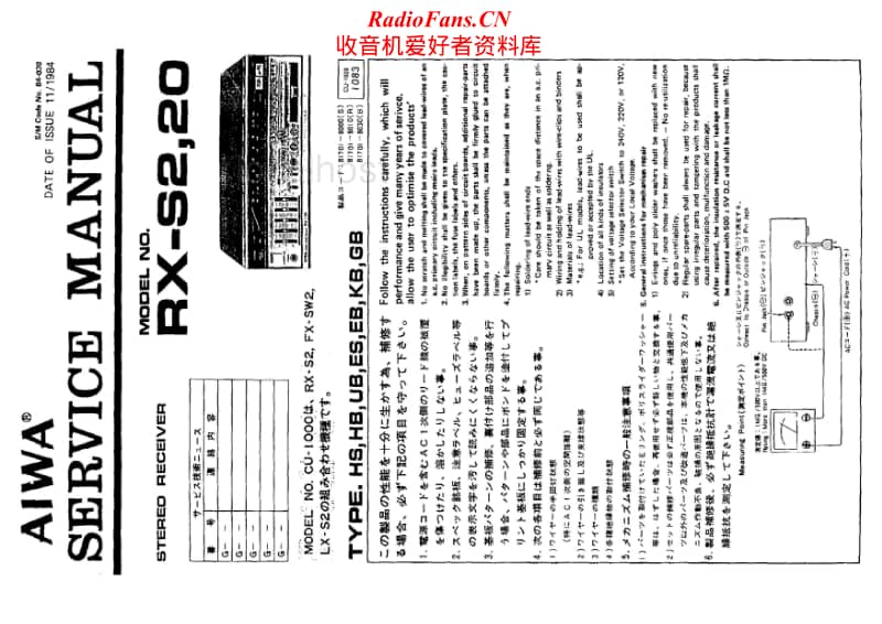 Aiwa-RX-S2-Service-Manual电路原理图.pdf_第1页