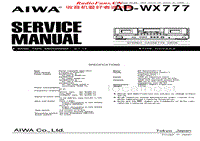 Aiwa-AD-WX777-Service-Manual电路原理图.pdf