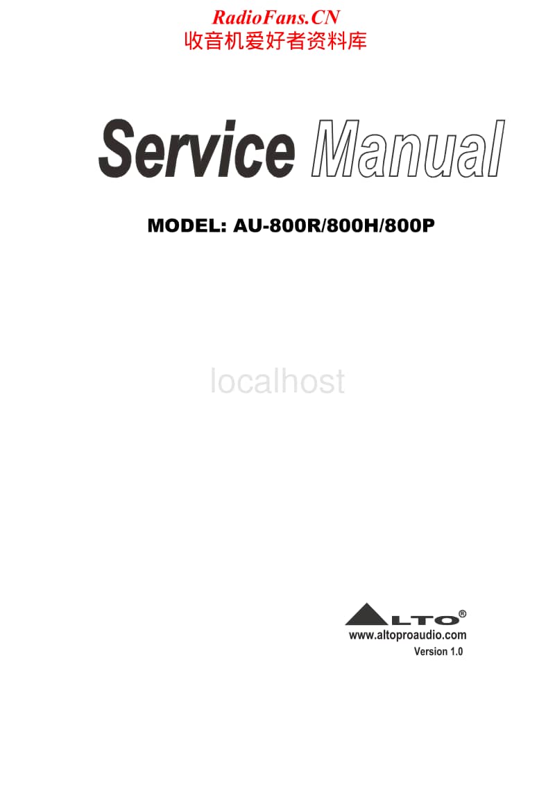 Alto-AU-800-H-Service-Manual电路原理图.pdf_第1页