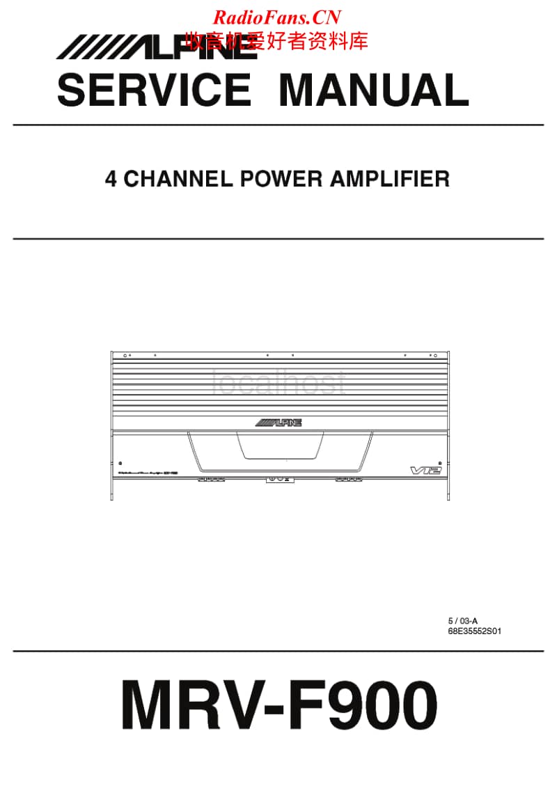 Alpine-MRV-F900-Service-Manual电路原理图.pdf_第1页