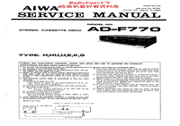 Aiwa-AD-F770-Service-Manual电路原理图.pdf