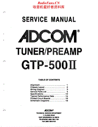 Adcom-GTP-500-II-Service-Manual电路原理图.pdf