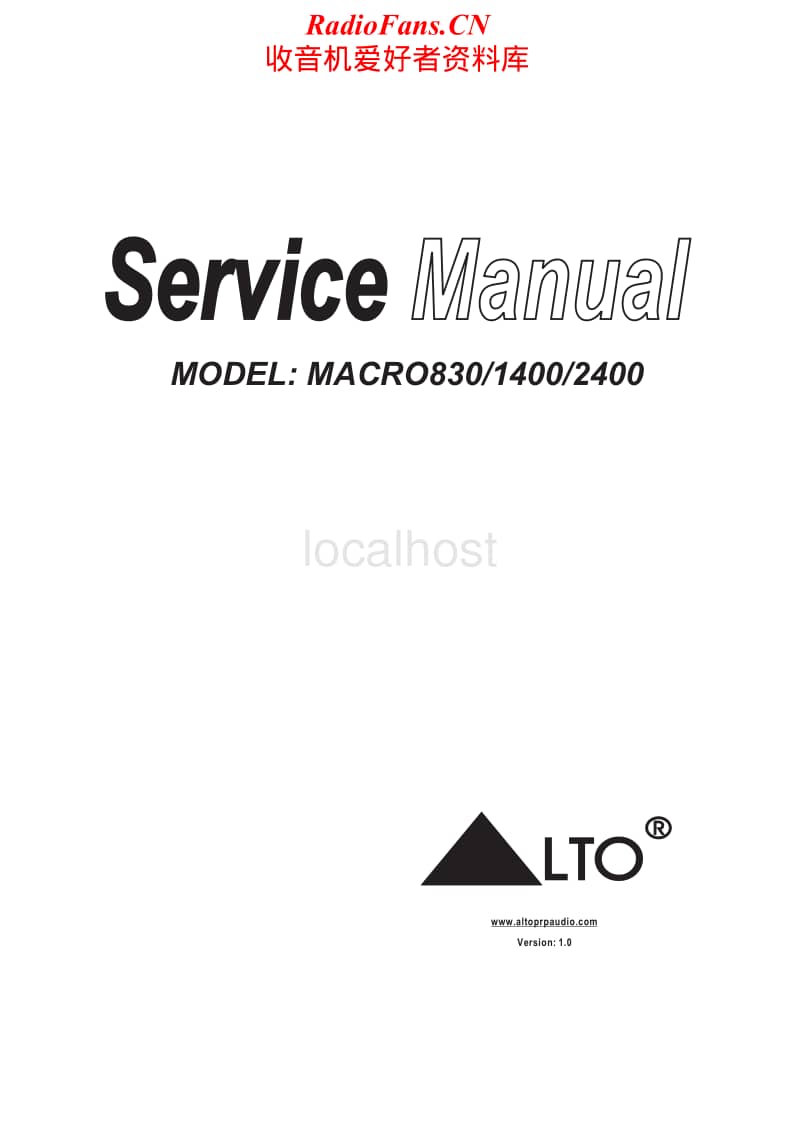 Alto-Macro-2400-Service-Manual电路原理图.pdf_第1页