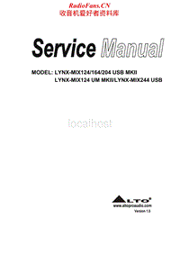 Alto-Lynx-Mix164-Service-Manual电路原理图.pdf