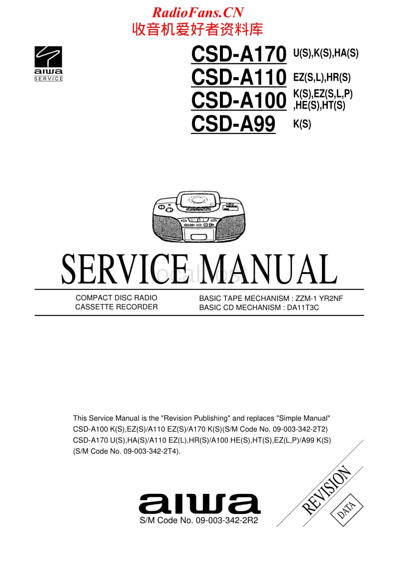 Aiwa-CS-DA170-Service-Manual电路原理图.pdf_第1页