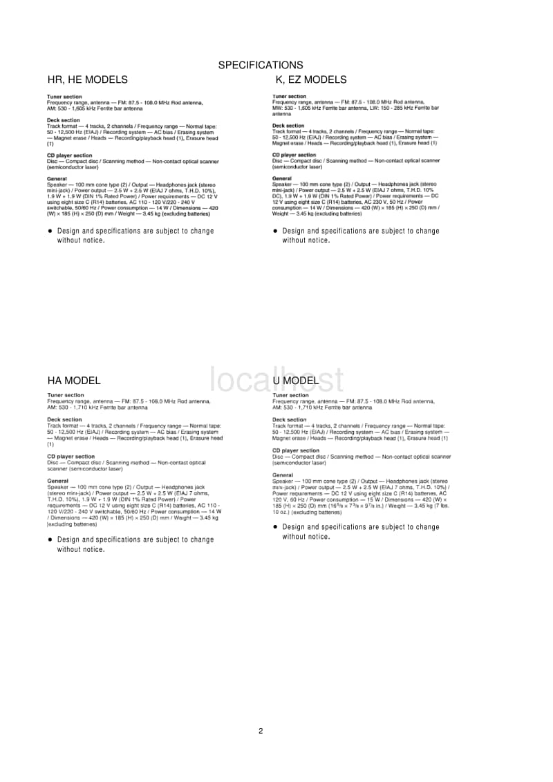 Aiwa-CS-DA170-Service-Manual电路原理图.pdf_第2页