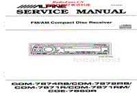 Alpine-CDM-7871-R-Service-Manual电路原理图.pdf
