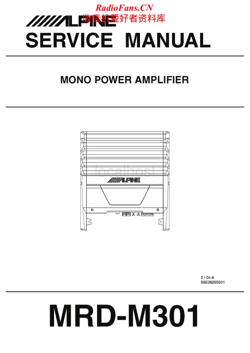 Alpine-MRD-M301-Service-Manual电路原理图.pdf_第1页