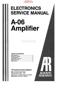 Acoustic-Research-A-06-Service-Manual电路原理图.pdf
