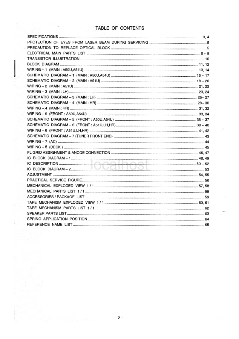 Aiwa-NS-XA54-Service-Manual电路原理图.pdf_第2页