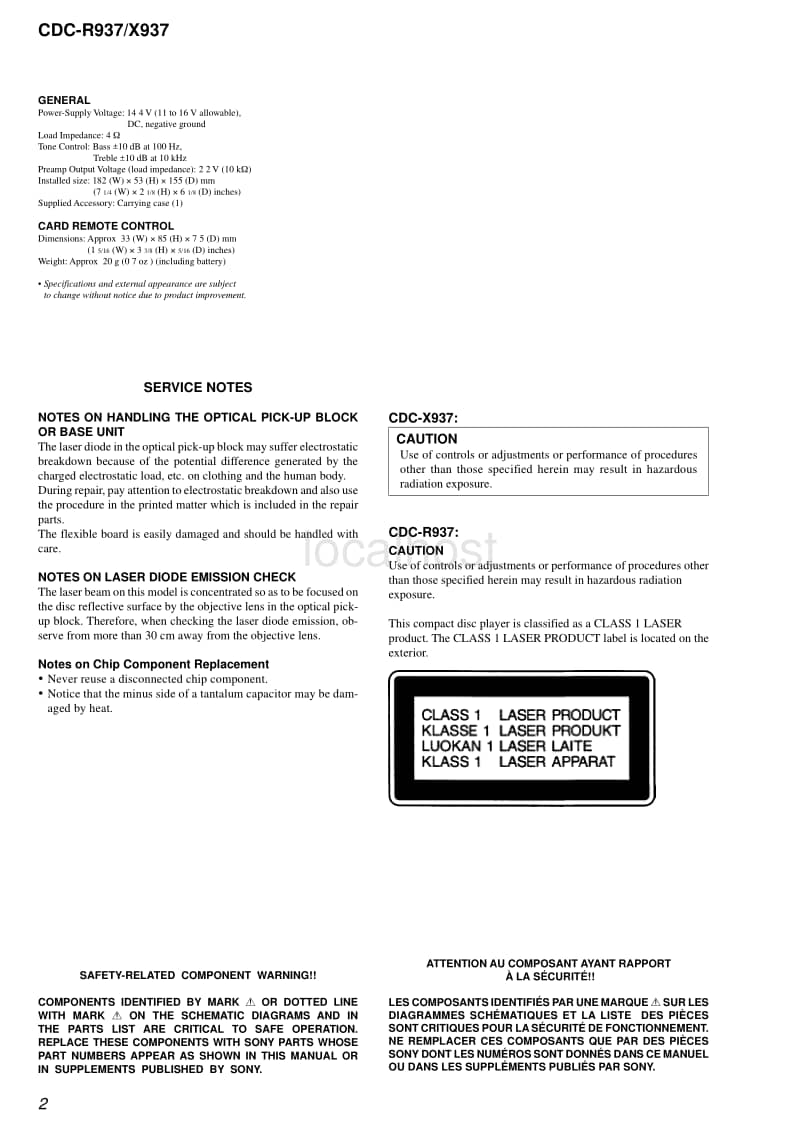 Aiwa-CDC-X937-Service-Manual电路原理图.pdf_第2页