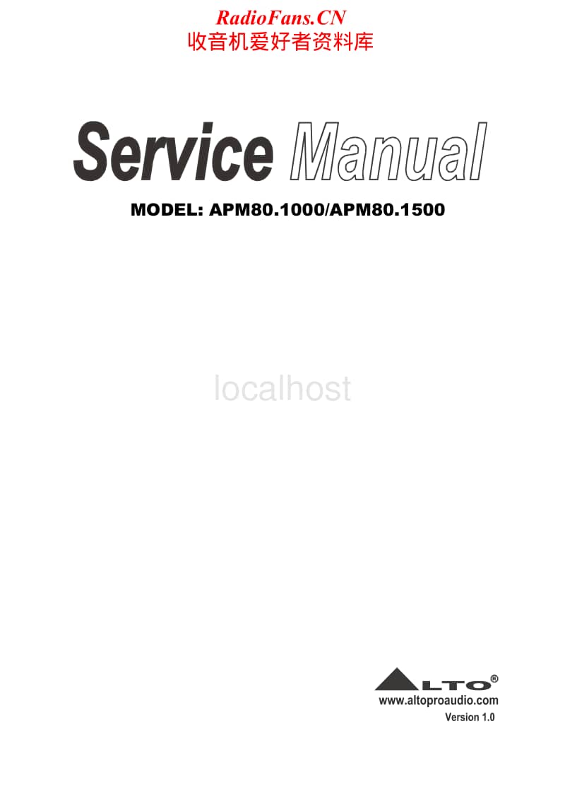 Alto-APM-80.1500-Service-Manual电路原理图.pdf_第1页