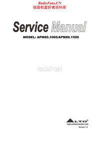Alto-APM-80.1500-Service-Manual电路原理图.pdf