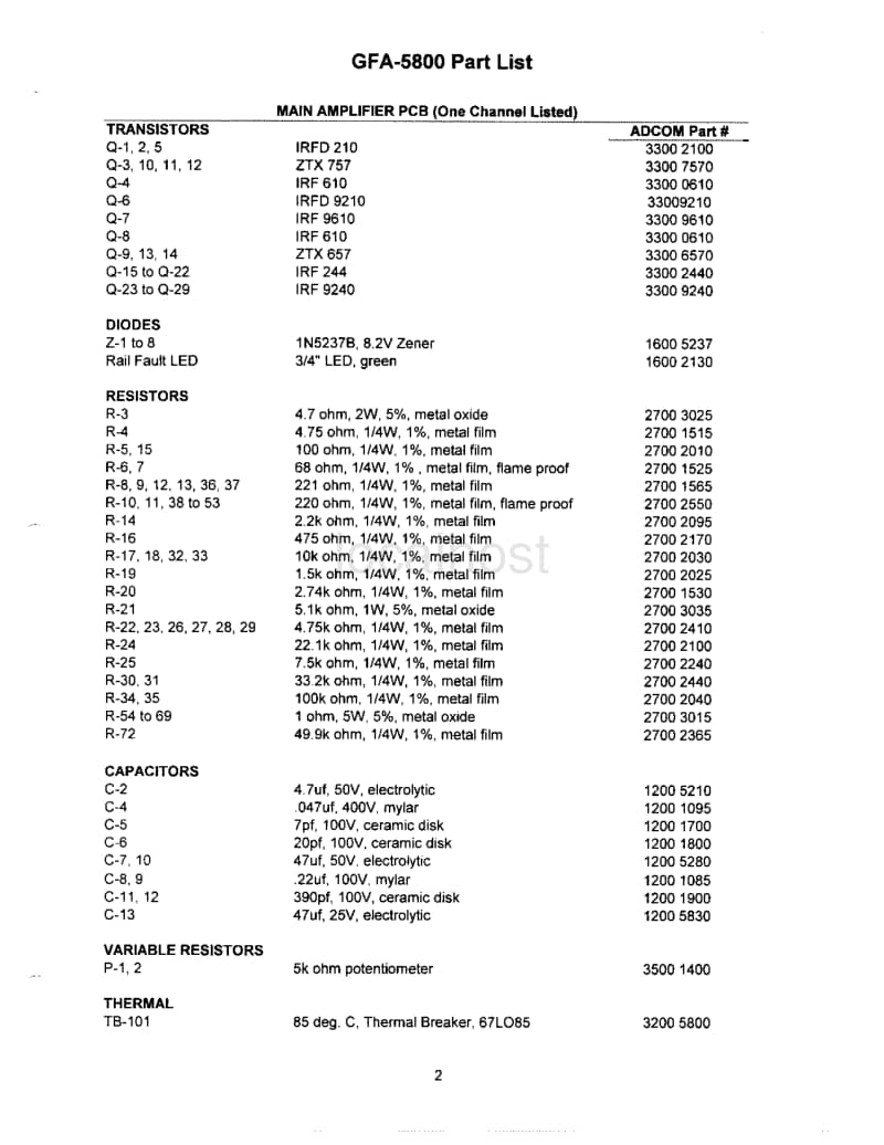 Adcom-GFA-5800-Service-Manual电路原理图.pdf_第3页