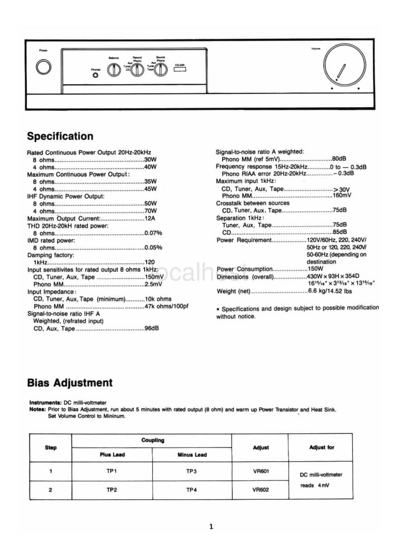 Acoustic-Research-A-03-Service-Manual电路原理图.pdf_第2页