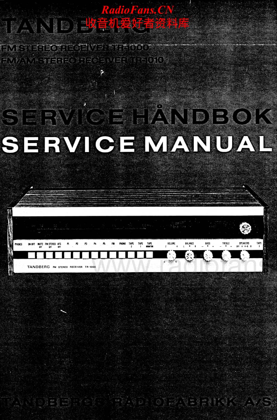 Tandberg-TR-1010-Service-Manual-2电路原理图.pdf_第1页