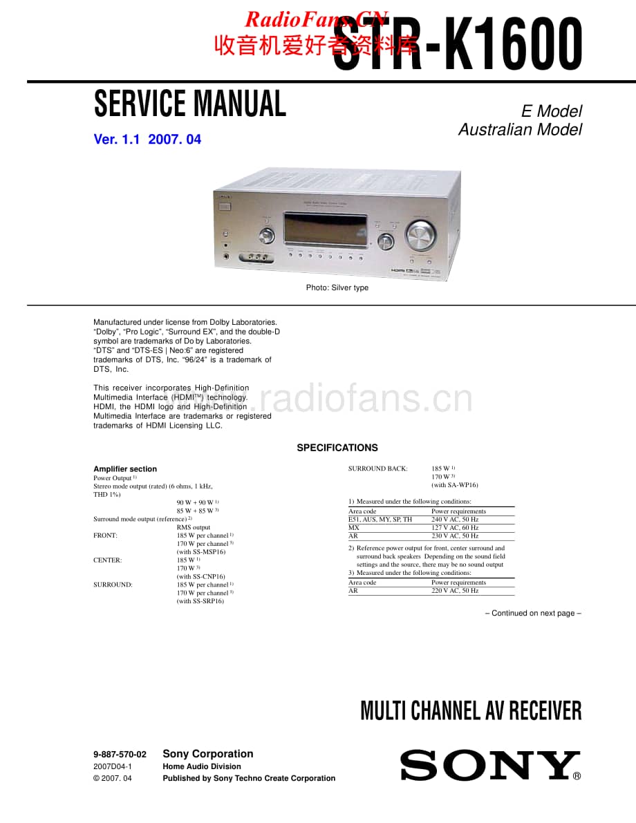 Sony-STR-K1600-Service-Manual电路原理图.pdf_第1页