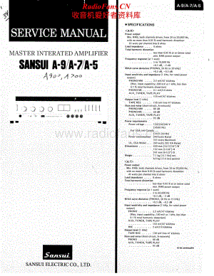 Sansui-A9-A7-A5-Service-Manual (2)电路原理图.pdf