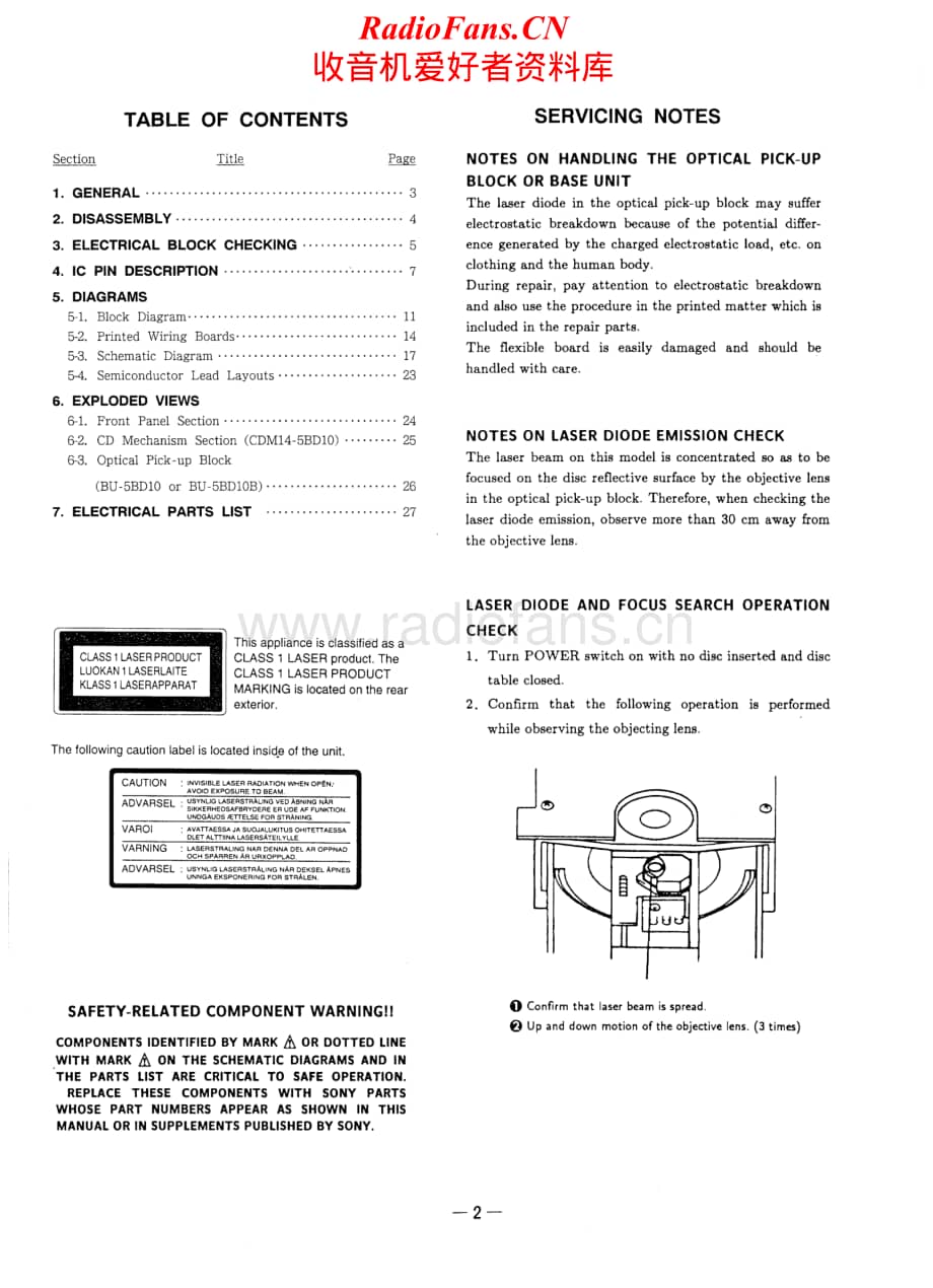 Sony-CDP-209-Service-Manual电路原理图.pdf_第2页